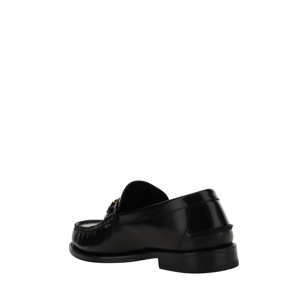 Versace Leder-Halbschuhe