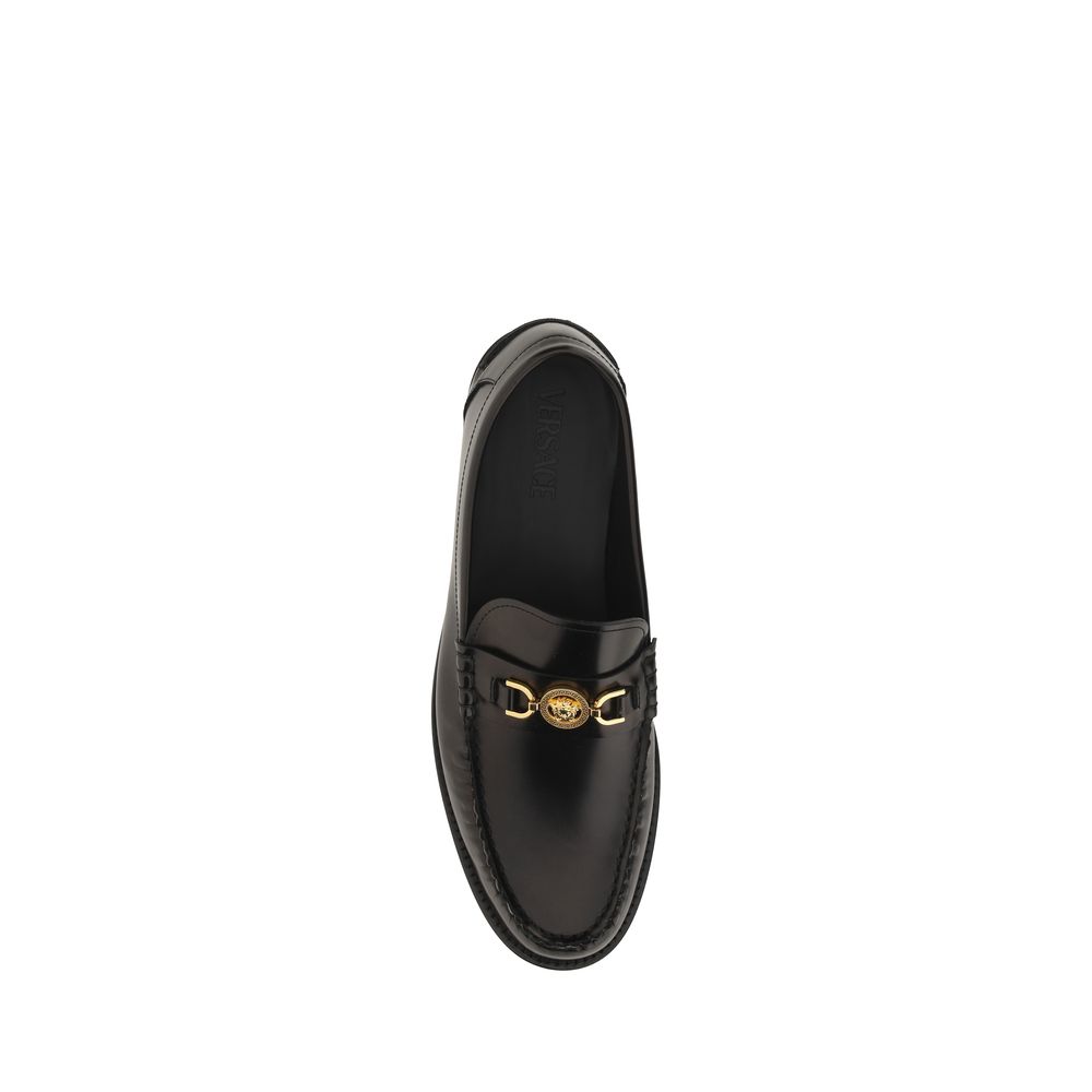 Versace Leder-Halbschuhe