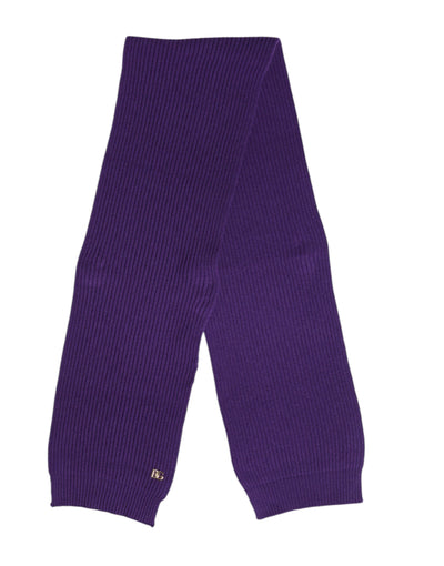 Dolce & Gabbana Lila DG Logo Halswärmer Wickelschal Halstuch