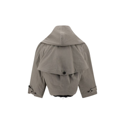 Balenciaga Umgekehrter Trenchcoat mit Kapuze