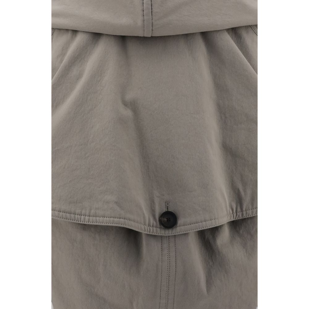 Balenciaga Umgekehrter Trenchcoat mit Kapuze