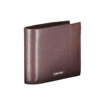 Calvin Klein Braunes Leder Portemonnaie