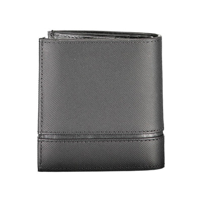 Calvin Klein Schwarzes Leder Portemonnaie