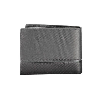 Calvin Klein Schwarzes Leder Portemonnaie