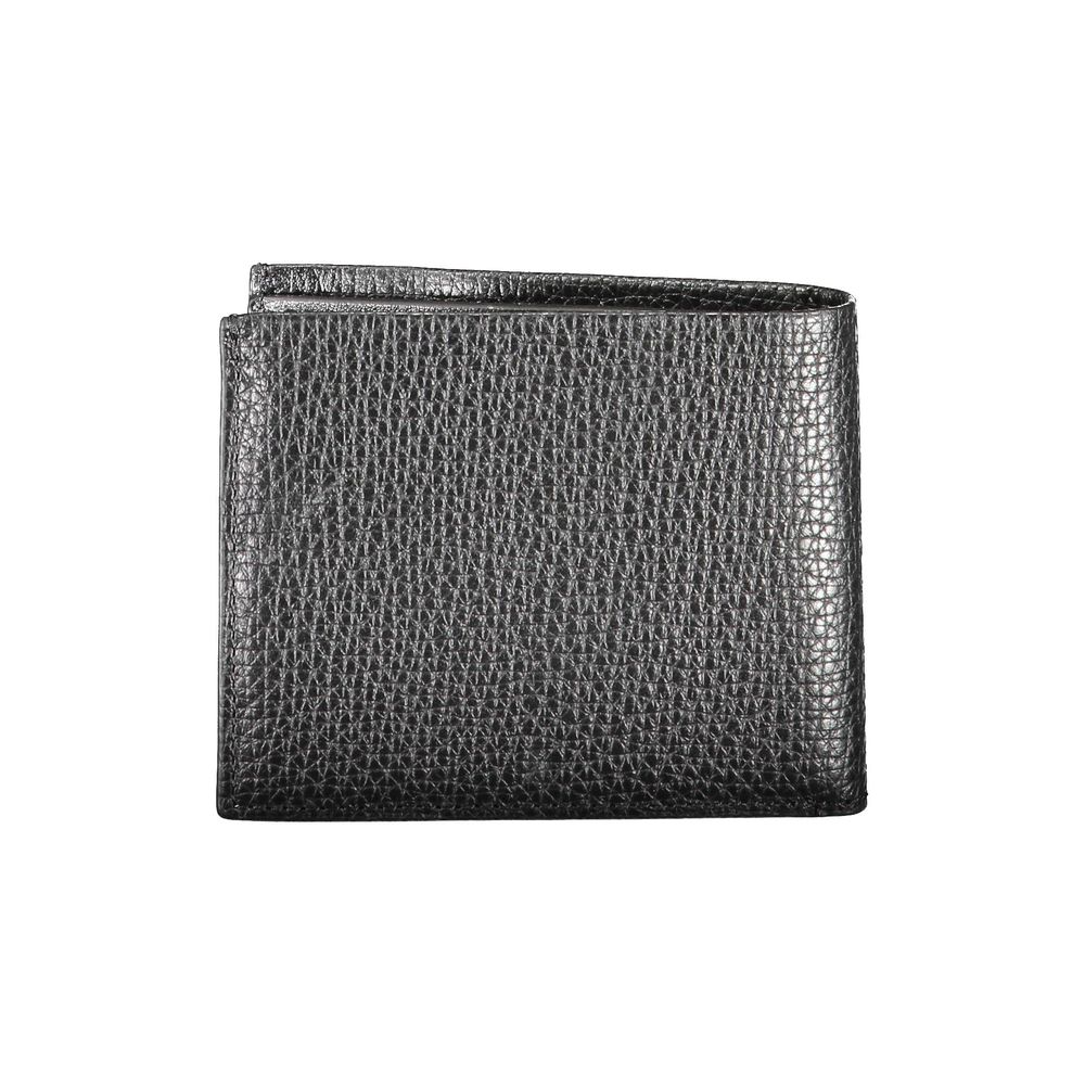 Calvin Klein Schwarzes Leder Portemonnaie