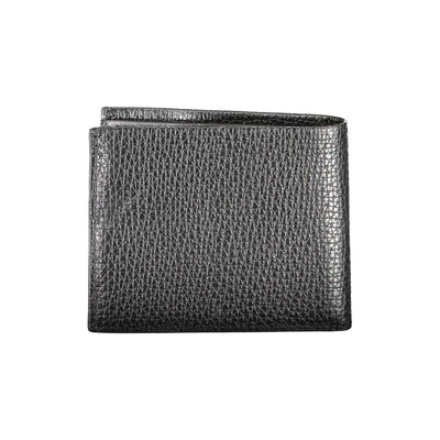 Calvin Klein Schwarzes Leder Portemonnaie