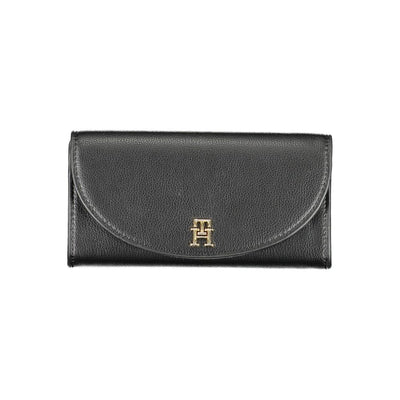 Tommy Hilfiger Schwarzes Portemonnaie aus Polyethylen