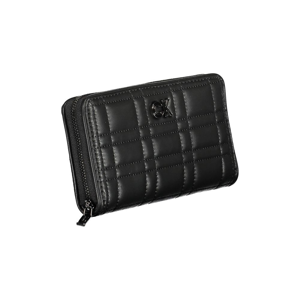 Calvin Klein Schwarzes Polyester Portemonnaie