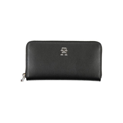 Tommy Hilfiger Schwarzes Polyester Portemonnaie