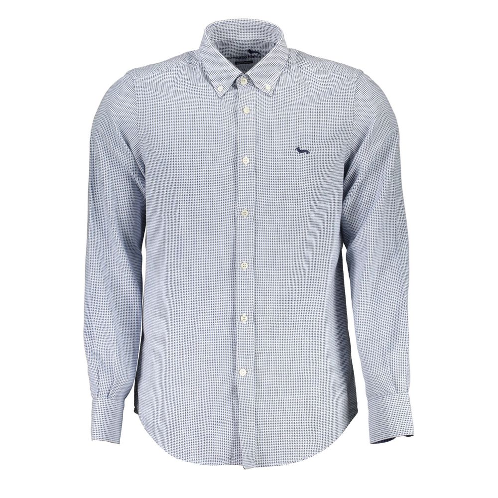 Harmont & Blaine Blaues Baumwollhemd