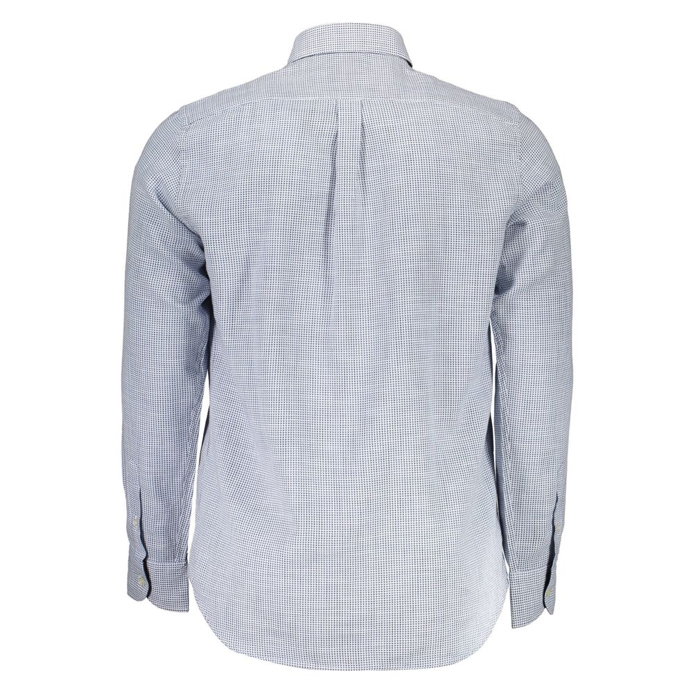 Harmont & Blaine Blaues Baumwollhemd