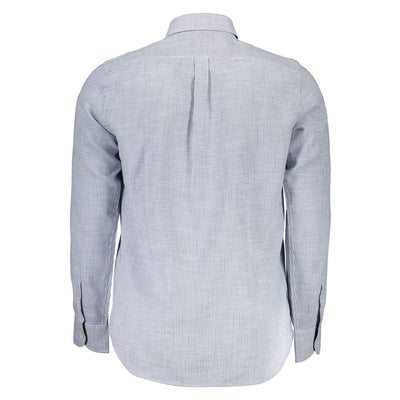 Harmont & Blaine Blaues Baumwollhemd