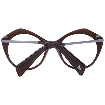 Yohji Yamamoto Braune optische Unisex-Rahmen