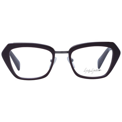 Yohji Yamamoto Burgunderfarbene optische Unisex-Rahmen