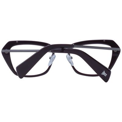 Yohji Yamamoto Burgunderfarbene optische Unisex-Rahmen