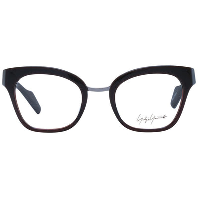 Yohji Yamamoto Braune optische Unisex-Rahmen