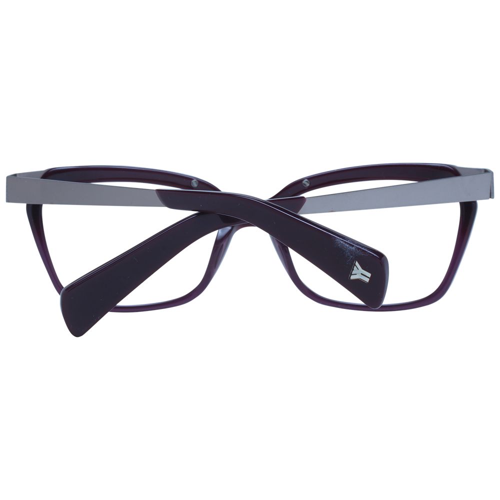Yohji Yamamoto Lila optische Unisex-Fassungen