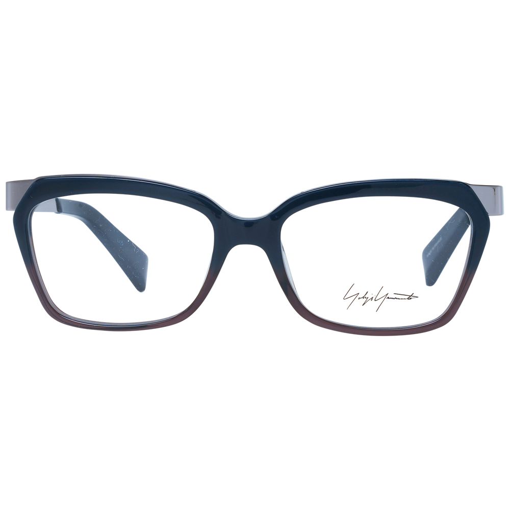 Yohji Yamamoto Blaue optische Unisex-Rahmen