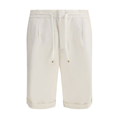 Brunello Cucinelli Leinengefärbte Shorts