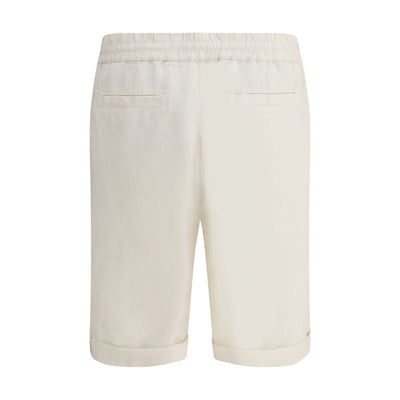 Brunello Cucinelli Leinengefärbte Shorts