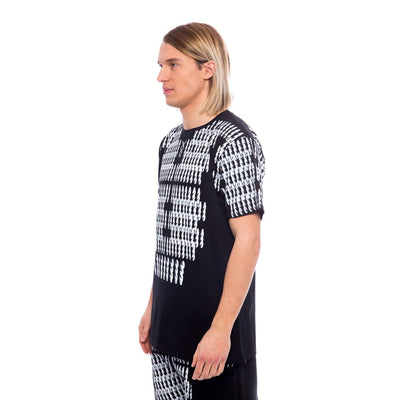 Nicolo Tonetto Schwarzes Baumwolle Männer T-Shirt