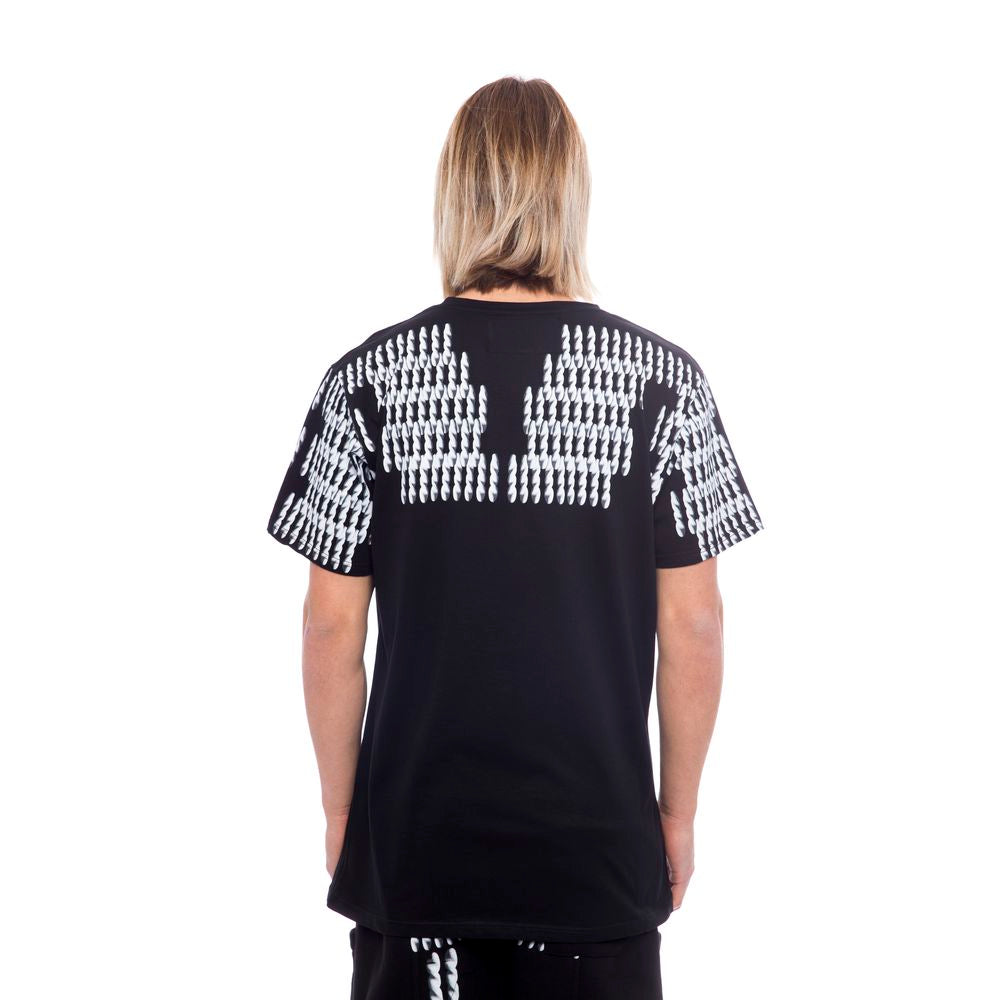 Nicolo Tonetto Schwarzes Baumwolle Männer T-Shirt