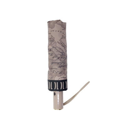 Alviero Martini Prima Classe Grauer Nylon-Regenschirm