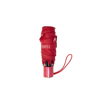 Alviero Martini Prima Classe Roter Nylon-Regenschirm