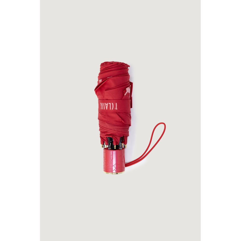 Alviero Martini Prima Classe Roter Nylon-Regenschirm