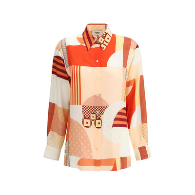 Fendi Patchwork-Hemd