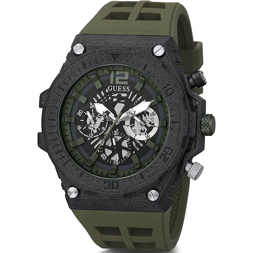 Guess Grüne synthetische Uhr