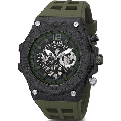 Guess Grüne synthetische Uhr