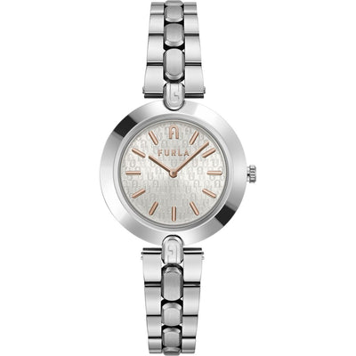 Furla Graue Uhr aus Edelstahl