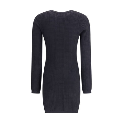Balmain PB gemusterte kurze Dres