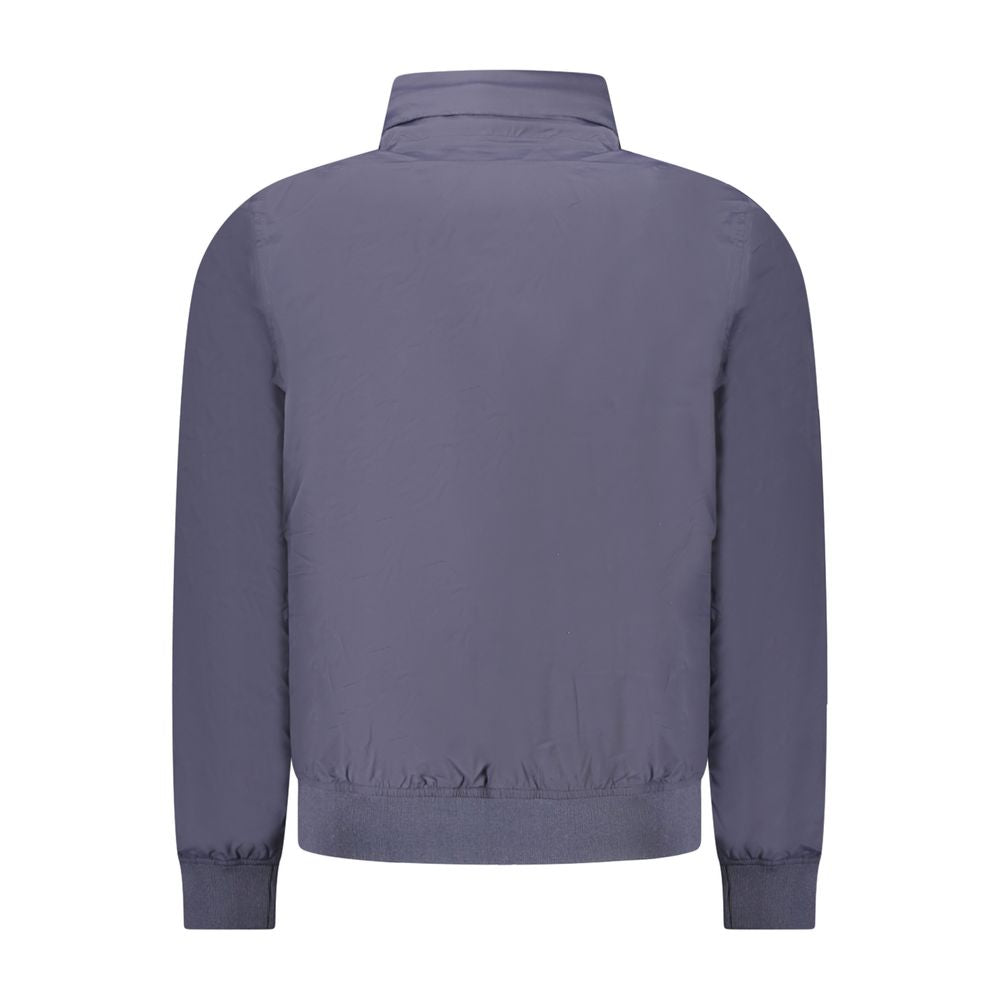 K-WAY Blaue Nylon Herren Jacke