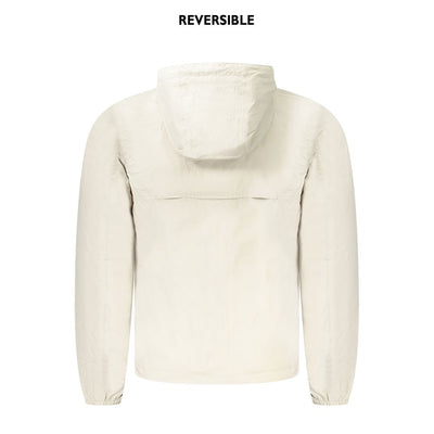 K-WAY Beige Nylon Männer Jacke