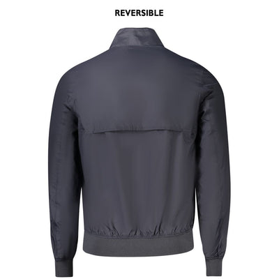 K-WAY Blaue Nylon Herren Jacke