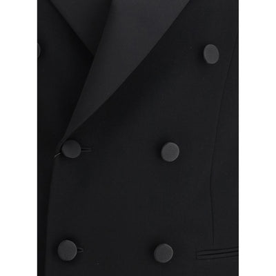 Saint Laurent Zweireihiges Blazerkleid