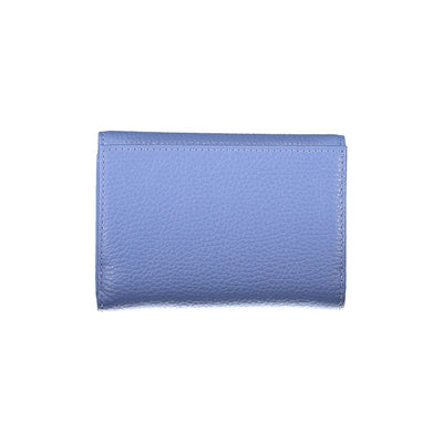 Coccinelle Blaues Leder Portemonnaie
