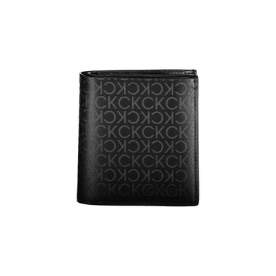 Calvin Klein Schwarzes Polyester Portemonnaie