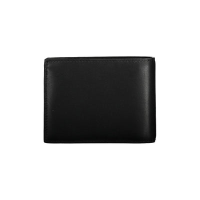Calvin Klein Schwarzes Leder Portemonnaie