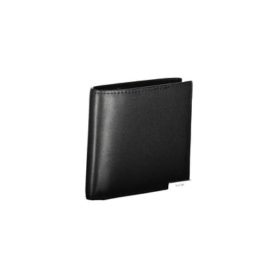 Calvin Klein Schwarzes Portemonnaie aus Polyethylen