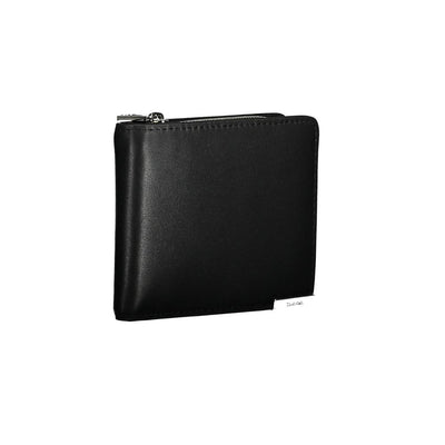 Calvin Klein Schwarzes Portemonnaie aus Polyethylen