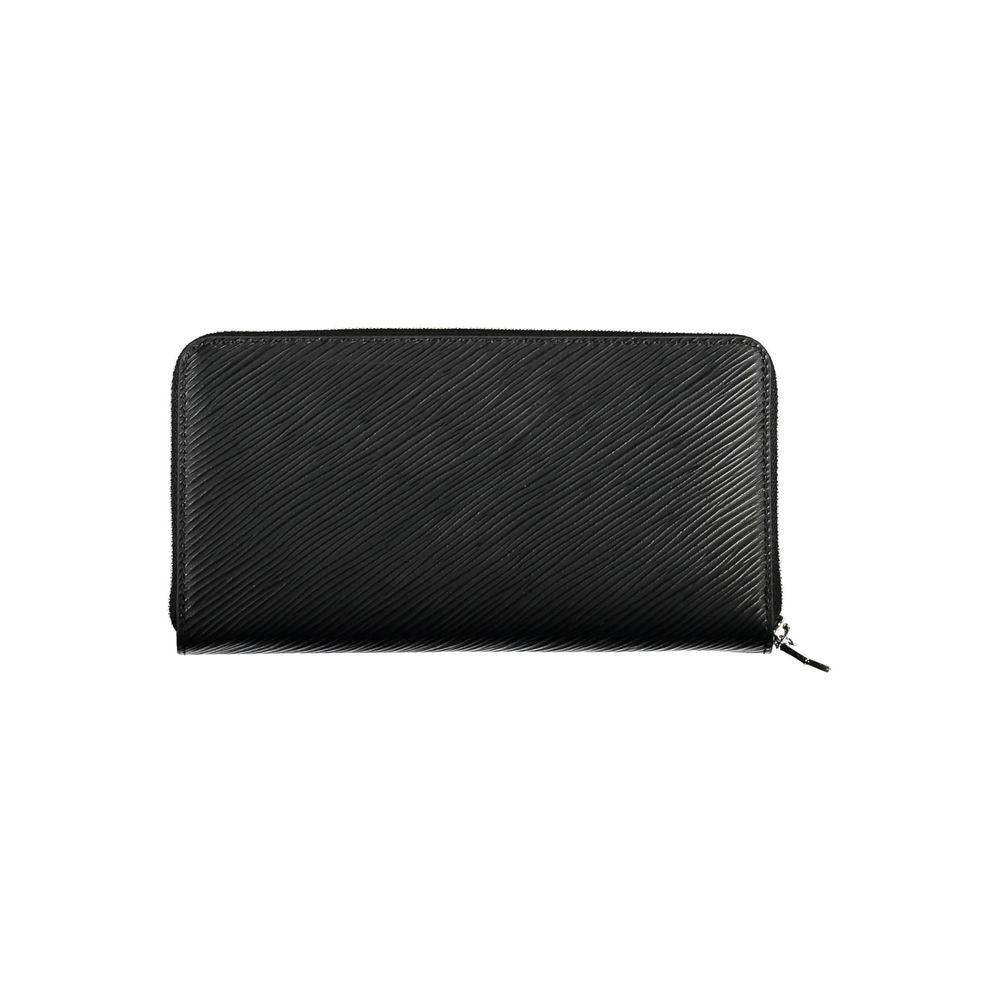 Calvin Klein Schwarzes Portemonnaie aus Polyethylen