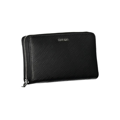 Calvin Klein Schwarzes Portemonnaie aus Polyethylen
