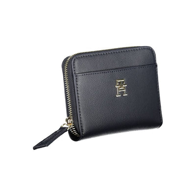 Tommy Hilfiger Blaue Polyester-Geldbörse
