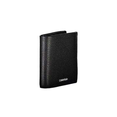 Calvin Klein Schwarzes Leder Portemonnaie