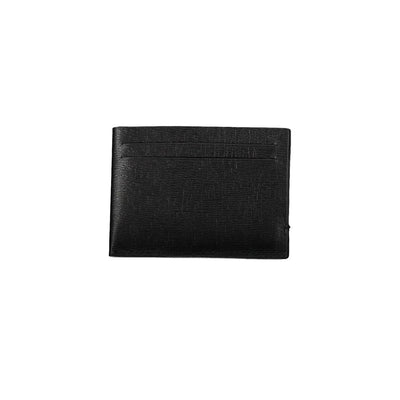 Calvin Klein Schwarzes Leder Portemonnaie