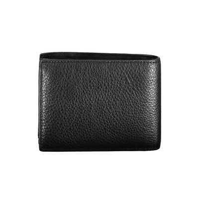 Calvin Klein Schwarzes Leder Portemonnaie