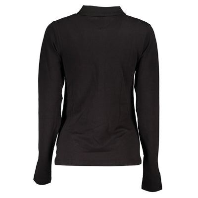 Tommy Hilfiger Schwarzes Baumwoll-Poloshirt